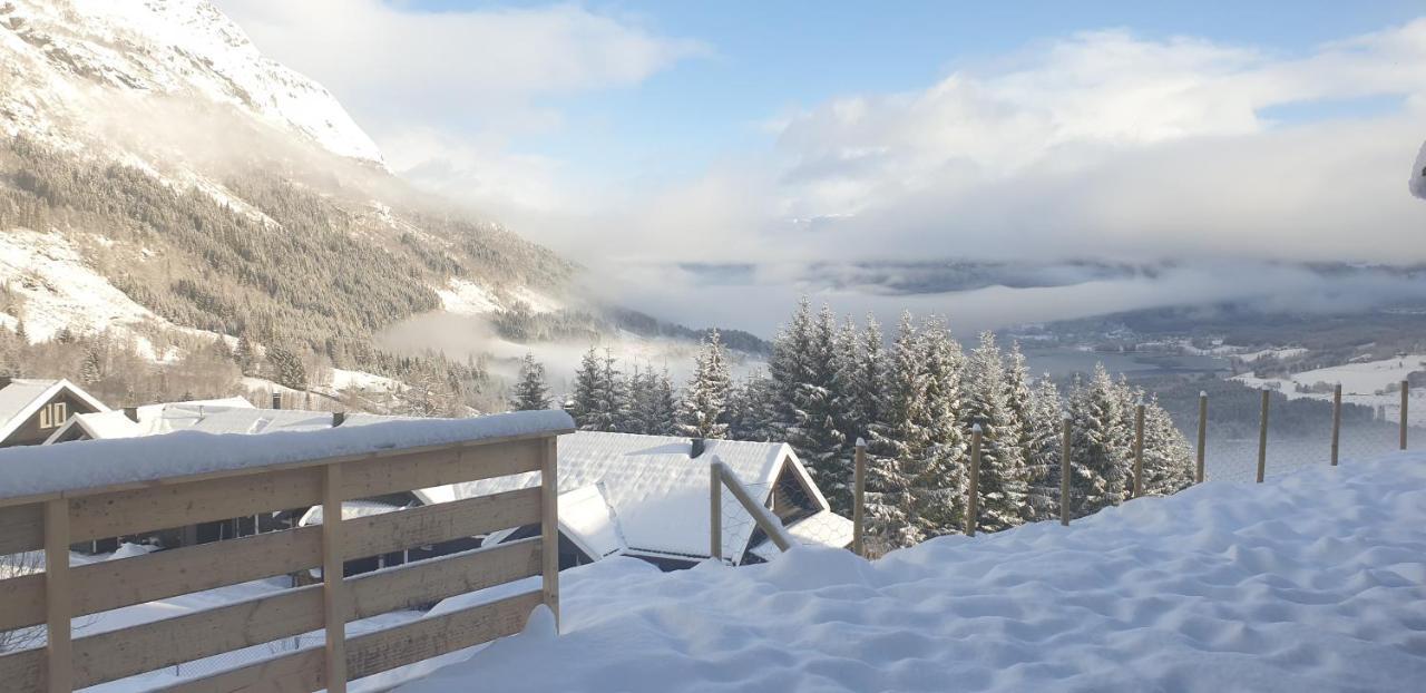 New And Exclusive Cottage In Voss With A Great View Skulestadmo المظهر الخارجي الصورة